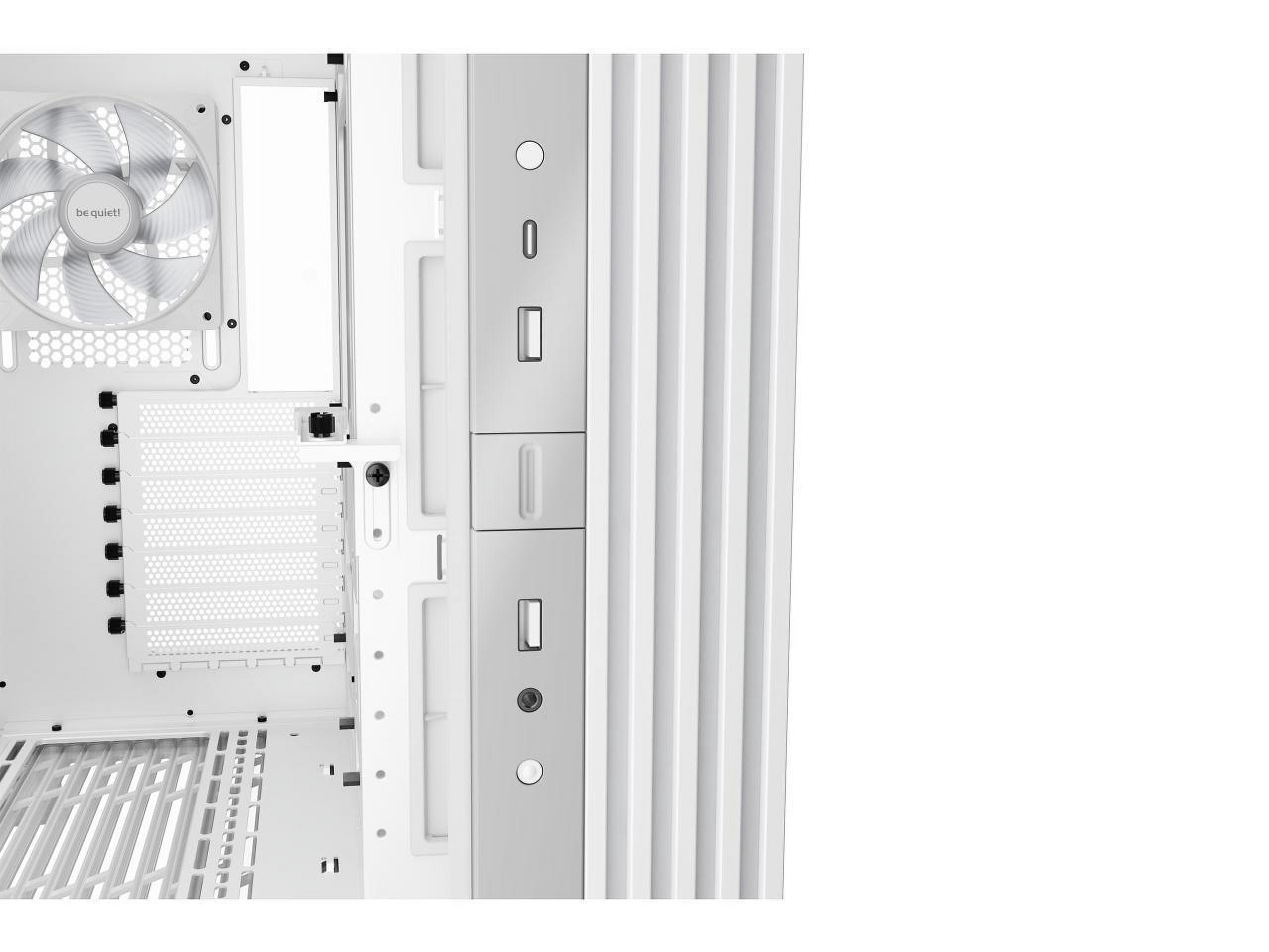 be quiet! LIGHT BASE 600 LX White ABS / Steel / Tempered Glass ATX Mid Tower Case
