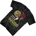 thumbnail image 4 of WWE Men Shirt, Graphic Mankind Wrestling T-Shirt Black Tie Dye - XL, 4 of 7