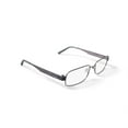 thumbnail image 4 of EasyTwist Men's CT201 Rectangular Prescription Eyeglasses with Case, Grey, 4 of 7