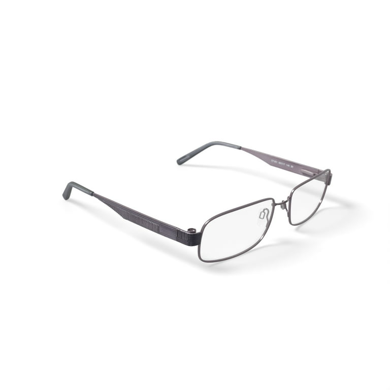 EasyTwist Men's CT201 Rectangular Prescription Eyeglasses with