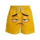 thumbnail image 2 of Pantalones Cortos de Cintura Elástica Divertidos Impresos Casuales de los Hombres, Bajos de Playa Ligeros de Verano, 2 of 5