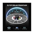 thumbnail image 2 of Solar Fountain , 3.5W Floating Solar Bird Bath Fountains Solar Fountain Pump compatible with Bird Bath, Garden_Perfect Gift, 2 of 5