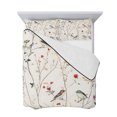 thumbnail image 7 of Spring Floral King Size Down Alternative Comforter, Lightweight Comforter Quilt Bedding Set with Pillow Shams Summer Birds Botanical Country All Seasons Bed Comforter Duvet Insert 96"x106", 7 of 7