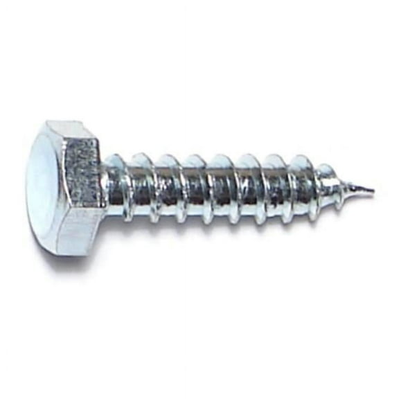 1/4" x 1" Zinc Plated Grade 2 / A307 Steel Hex Head Lag Screws HLSHS-231