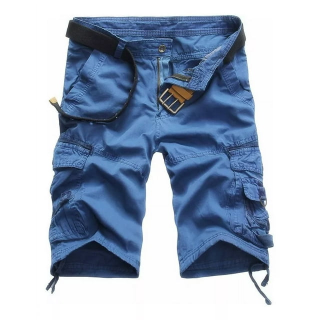 Bermudas Pantalón Short Tactico Suelto Cargo Hombre