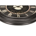 thumbnail image 3 of Monarch Specialties I 9070 - Clocks, 23" Round, Gear Mechanism, Wall Clock, Brown, Transitional, 3 of 4