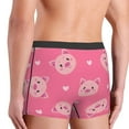 thumbnail image 5 of Junzan Cartoon Pigs And Hearts Mens Underwear Boxer Briefs For Men’s - Xx-Large, 5 of 9