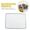 thumbnail image 4 of Stainless Steel Square BBQ Grill Mesh Outdoor Camping Picnic Grilling Nets, 4 of 7