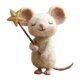 thumbnail image 1 of Ratones hechos a mano con adornos de muñecos de ratón estrella, miniatura navideña creativa para interiores Estilo C, 1 of 7