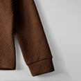 thumbnail image 6 of BRGZLK Men Long Sleeve Textured Shirts Stylish Solid Color Turn-Down Collar Loose Fit Pullover Tops for Casual Workwear Office, Men Golf Shirts Coffee XL, 6 of 8