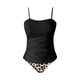 thumbnail image 4 of WILLBEST Traje de Baño Dos Piezas Mujer Bandeau Trajes de Baño para Mujer Trajes de Baño de Dos Piezas conjuntos de Tankini Fruncido Traje de Baño Sin Tirantes, 4 of 5