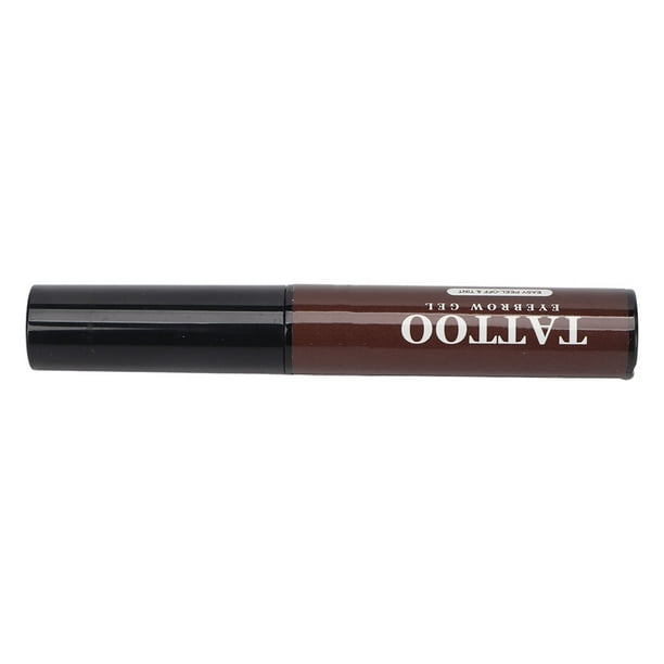 Gel de Tatuaje de Cejas, Desgarro de 0.2OZ Peel Seco Rápido Fuera del Gel de Ceja Muriendo Con Plantillas de Cejas para Salón para Mujeres