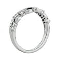 thumbnail image 2 of 0.20 Ct Brilliant Round Cut Natural Diamond Accents Elegant Eternity Band for Women Solid 18K White Gold Size 6, 2 of 7
