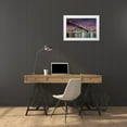 thumbnail image 3 of Zheng, Michael 14x11 White Modern Wood Framed Museum Art Print Titled - Brooklyn Bridge At Night, 3 of 4