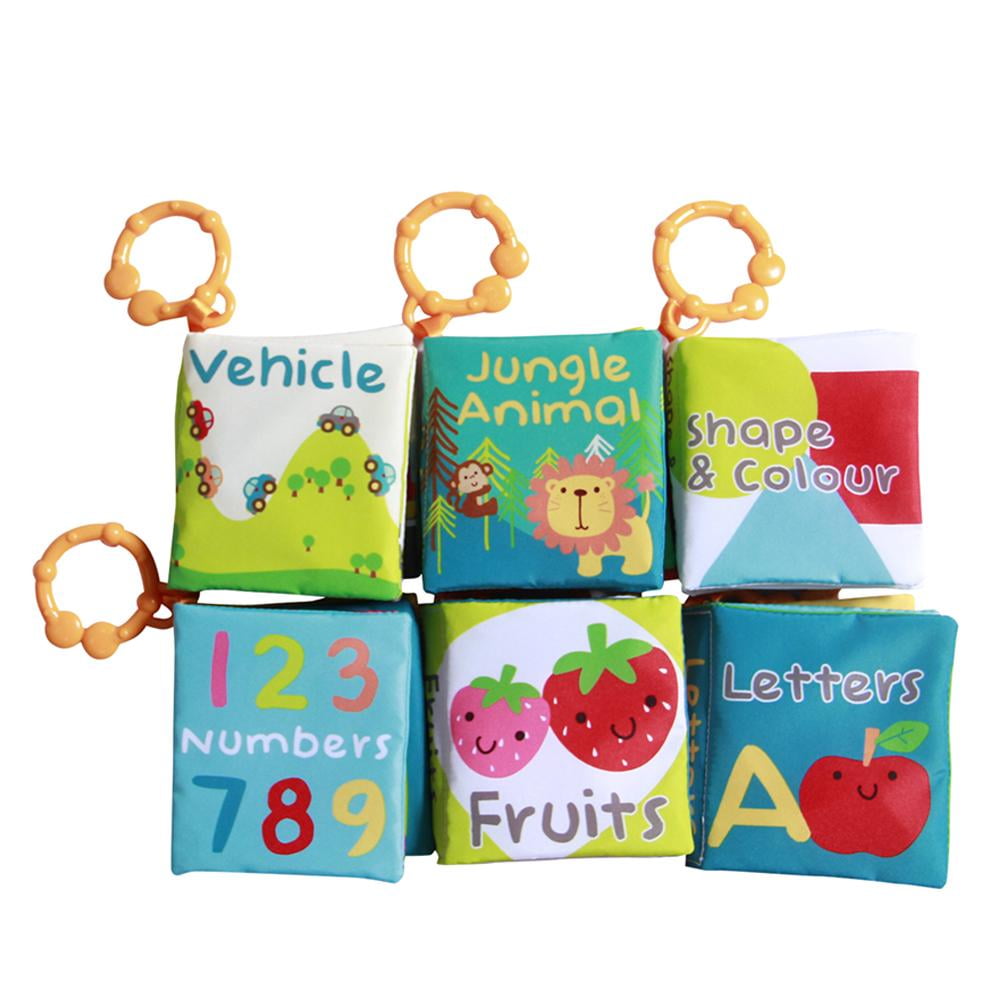 Soft Baby Cloth Book Toys Colorful Educational Number Letter Book Learning Toy 