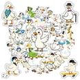 35pcs Quirky Stationery Stickers Duck DIY Stickers Cartoon Teacher ...