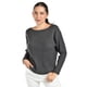 thumbnail image 1 of Sueter de cuello barco Roman Fashion /Juvenil, 4013 (Gris obscuro) gris oscuro CH, 1 of 5