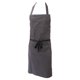 thumbnail image 1 of Dennys - Delantal de trabajo poli-algodón sin bolsillo Unisex (Gris griffin), 1 of 1
