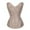 Khaki, variant on Kilaqueen Womens Vintage Jacquard Overbust Corset Top Bustier Bodice Steampunk Satin Steel Boned Waist Cincher Body Shaper Sexy Push Up Corset Shapewear