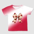thumbnail image 3 of Gerichy Girls Graphic Print T-Shirt Girls Valentines Day Shirt Cute Printed Round Neck Short Sleeve Tshirt Top Summer Tops, 3 of 5