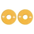 thumbnail image 4 of Almencla 2Pcs Accessory Weight Plates Fits 5cm Barbells for Home Gyms Multifunctional 1.5kg Yellow, 4 of 8
