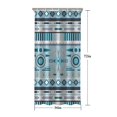 thumbnail image 5 of Blue Geometric Triangle Diamond Pattern Shower Curtain 36"x72" ,Bathroom Decorative Shower Curtains Set with 12 Hooks,Modern Waterproof Washable Shower Curtain, 5 of 6