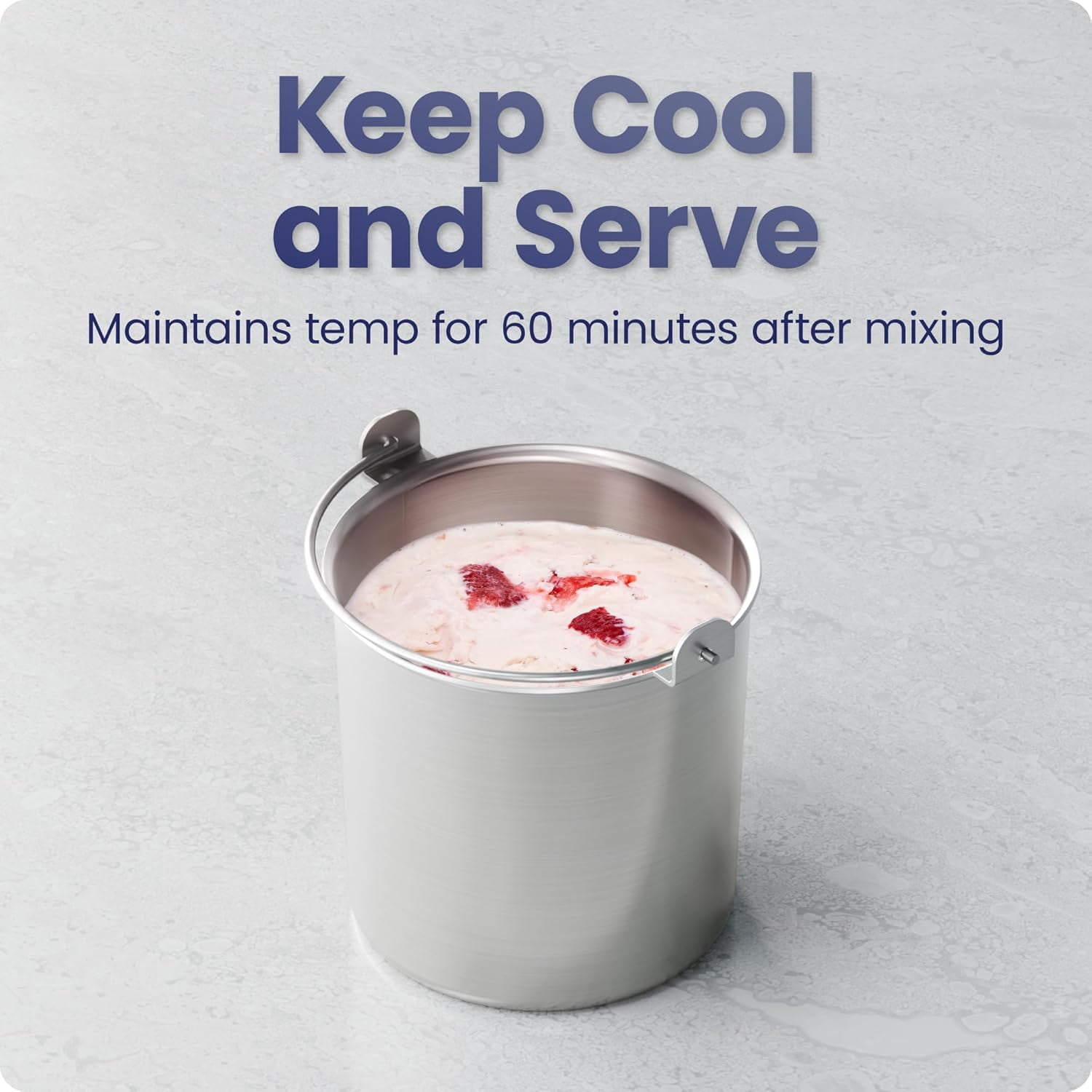 Iceman Trio Ice Cream, Frozen Yogurt, and Italian Ice Maker, No Pre-Freezing - Black