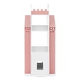 thumbnail image 6 of Rotating Children's Bookshelf, Castle-Shaped, 360 Rotating, 10-Shelf Bookcase, Corner Book Storage Organizer for CDs ,Movies,Books, 6 of 22