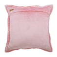 thumbnail image 3 of The HomeCentric Cushion Covers Decorative Pillow Covers Pack of 2 14x14 inch (35x35 cm) Pink Velvet Throw Pillow Covers Handmade Pillow Covers Solid Color Throw Pillow Covers - Pink Crystal Palace, 3 of 5