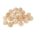 thumbnail image 1 of 20 Piezas De Espaciadoras De Sin Terminar Naturales Sueltas De Para Manualidades Fabricación De Joyas 30mm Fernando Perlas sueltas de madera, 1 of 7