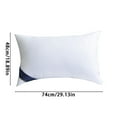 thumbnail image 3 of Feather Velvet Hotel Grade Pillow Soft Supportive Down Bed Core Skin Friendly Fabric for Back Side Stomach Sleepers, 3 of 9