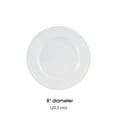 thumbnail image 6 of Mainstays 8in Brynn White Stoneware Salad Plate, 6 of 6