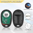 thumbnail image 6 of Easy to Use Key Fob Replacement for 2008-2013 Toyota Highlander/ 08-18 Sequoia/ 04-17 Sienna/ 05-16 Tacoma/ 07-18 Tundra Car Keyless Entry Remote Control,GQ43VT20T 89742-AE010, 3 Btns, 2Pcs, 6 of 8
