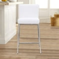 thumbnail image 5 of Emilia Stool - Counter Height - Chrome Pu Ivory, 5 of 9