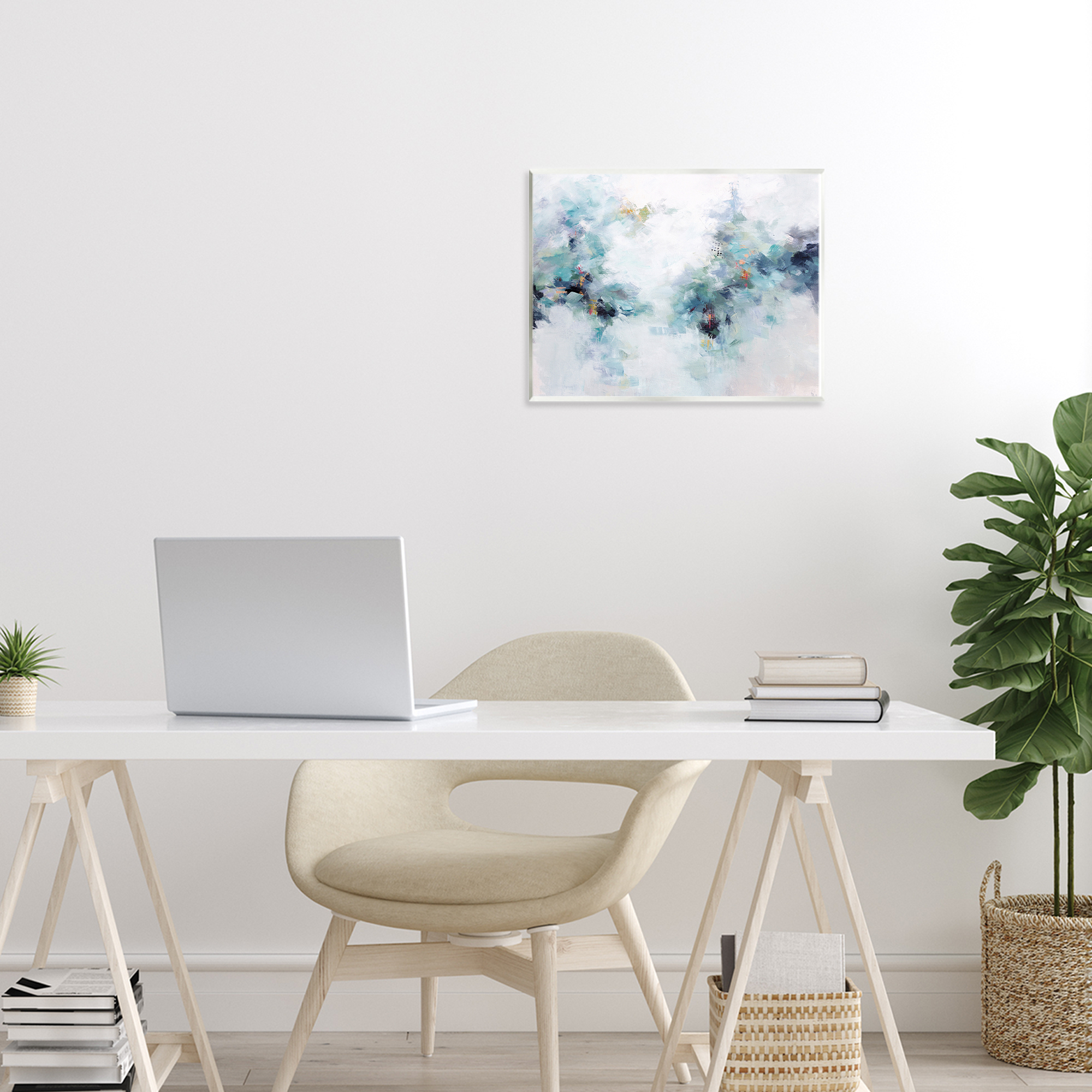Reaching Out Abstraction Wall Plaque Art, design by Karen Hale