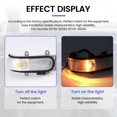 thumbnail image 5 of Espejo Retrovisor Lateral Izquierdo y Derecho, Luz Indicadora de Puerta, Luz de Señal de para 2006-2011 Vios 2008-2013 81730-06062, 5 of 5