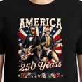 thumbnail image 3 of Abraham Lincoln George Washington America 250 Years Shirt, 1776-2026 USA Anniversary July 4th T-Shirt – Patriotic Heritage, 3 of 6