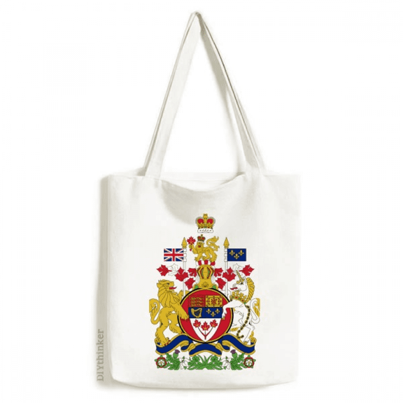 Canada National Emblem Country Tote Canvas Bag Shopping Satchel Casual Handbag
