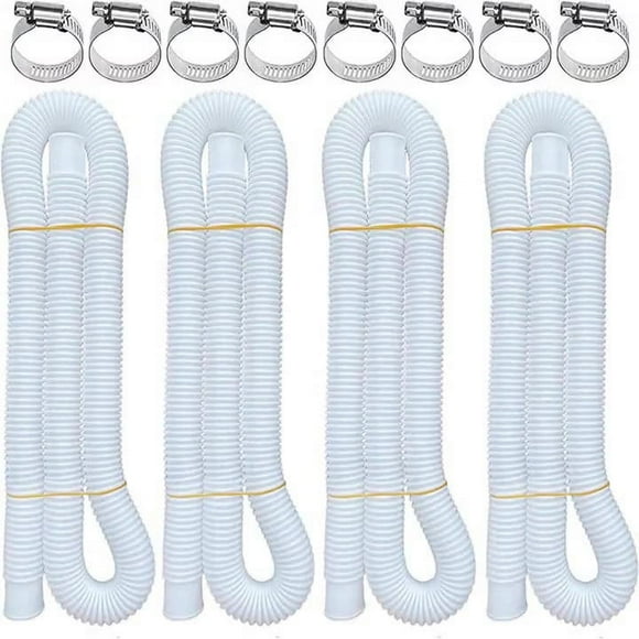 Aqestyerly Pool Hose Replacement Tube 1.25 Inch Diameter 59 Inch Length Flexible Connector for Swimming Pool Cleaning HWRETIE