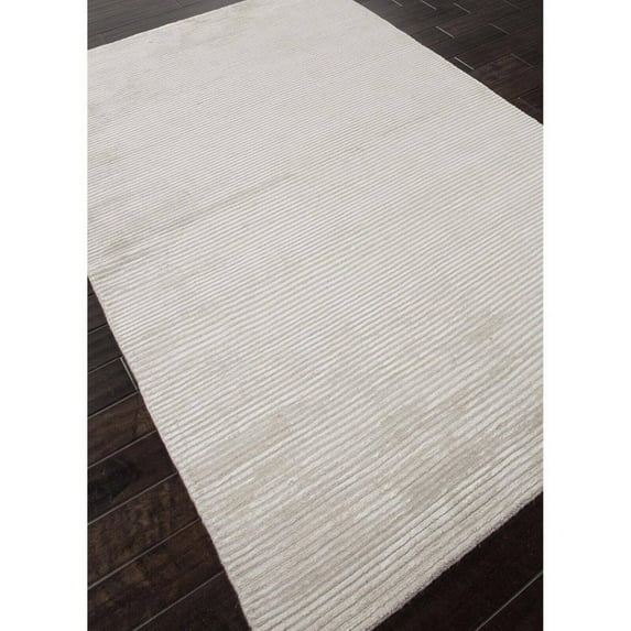 Jaipur Basis Solid Pattern Wool/Silk Handloom Rug