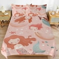 thumbnail image 2 of Duvet Cover Queen Size Ocean Cute Mermaid 3 Pcs Duvet Cover Set Bedding Sets Queen Soft Breathable, 2 of 6
