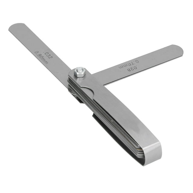 Dual Marked Gauge, Portable Feeler Gauge Metric And Imperial Gauge Foldable Gap Measuring Gauge For Power Tools For Machining ANGGREK Dual Marked Gauge