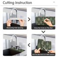 thumbnail image 5 of Yayeee Faucet Mat for Kitchen Sink 14.7" Diatomite Long Splash Guard Pad, Hand Drawn Christmas Trees, 2 Pack, 5 of 7