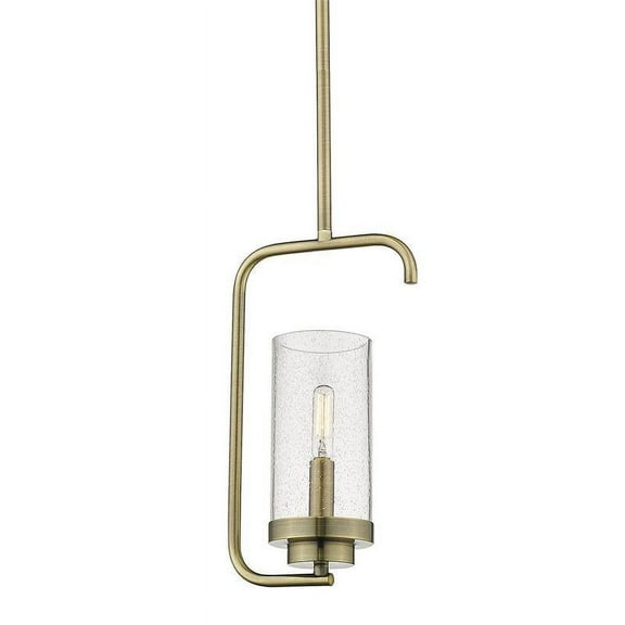 Golden Lighting-Holden - One Light Mini Pendant  Aged Brass