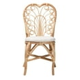 thumbnail image 3 of Bali & pari Jerica Rattan BOHO Dining Chair, Natural Brown, 3 of 10