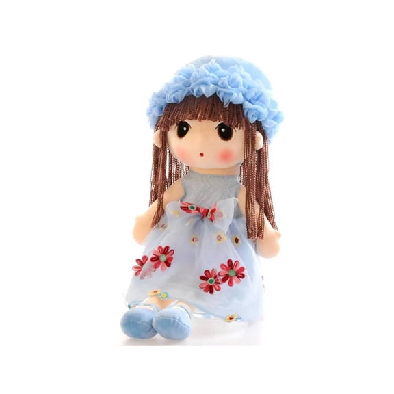 BESTSKY 2026 New Baby Doll,45Cm Plush Fairy Calico Critters,Fine Craftsmanship Cozy Feel Kawaii Stuff for Playroom,Bedroom,Gift,Blue