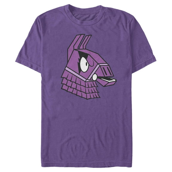 Men's Fortnite Fierce Victory Llama Graphic Tee Purple Large
