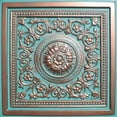 thumbnail image 2 of Majesty Antique Copper Patina (24x24" PVC Plastic) Ceiling Tile, 2 of 3