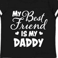 thumbnail image 4 of Inktastic My Best Friend is My Daddy with Hearts Boys or Girls Toddler T-Shirt, 4 of 5