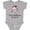 AC-Heather Grey, variant on Inktastic Future Ballerina Girls Dance Girls Baby Bodysuit